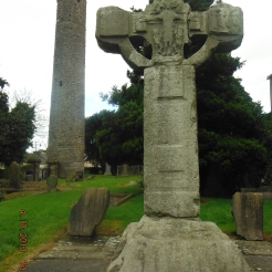The Round Tower and Unfinished''High Cross