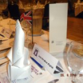 Place setting for UK Defence Attache