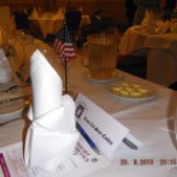 Place setting for U.S DefenceAttache