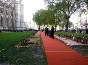 Plots in front of Westminster Abbey