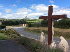 Crucifixion scene on the road frontage