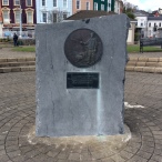 Memorial to Robert Forde Antarctic explorer who served with Scott on the Terra Nova.