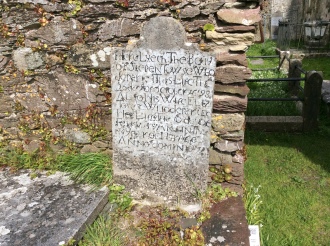 The oldest headstone