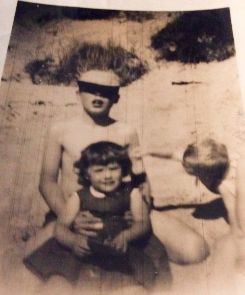 Tramore with a younger sister and brother in 1959