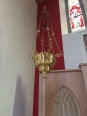 Original(?) brass sanctuary lamp