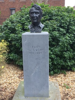 Bust of the author Frank McCourt