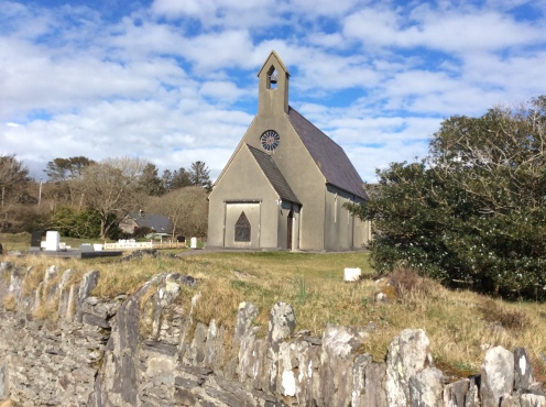 Altar Church. Built as part of Famine relief scheme